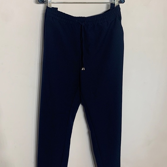 Bundle of 2 Roz & Ali plus size pull on cuffed high waisted pants navy & black - Picture 2 of 12